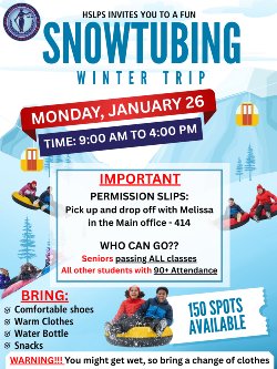 Snowtubing flyer